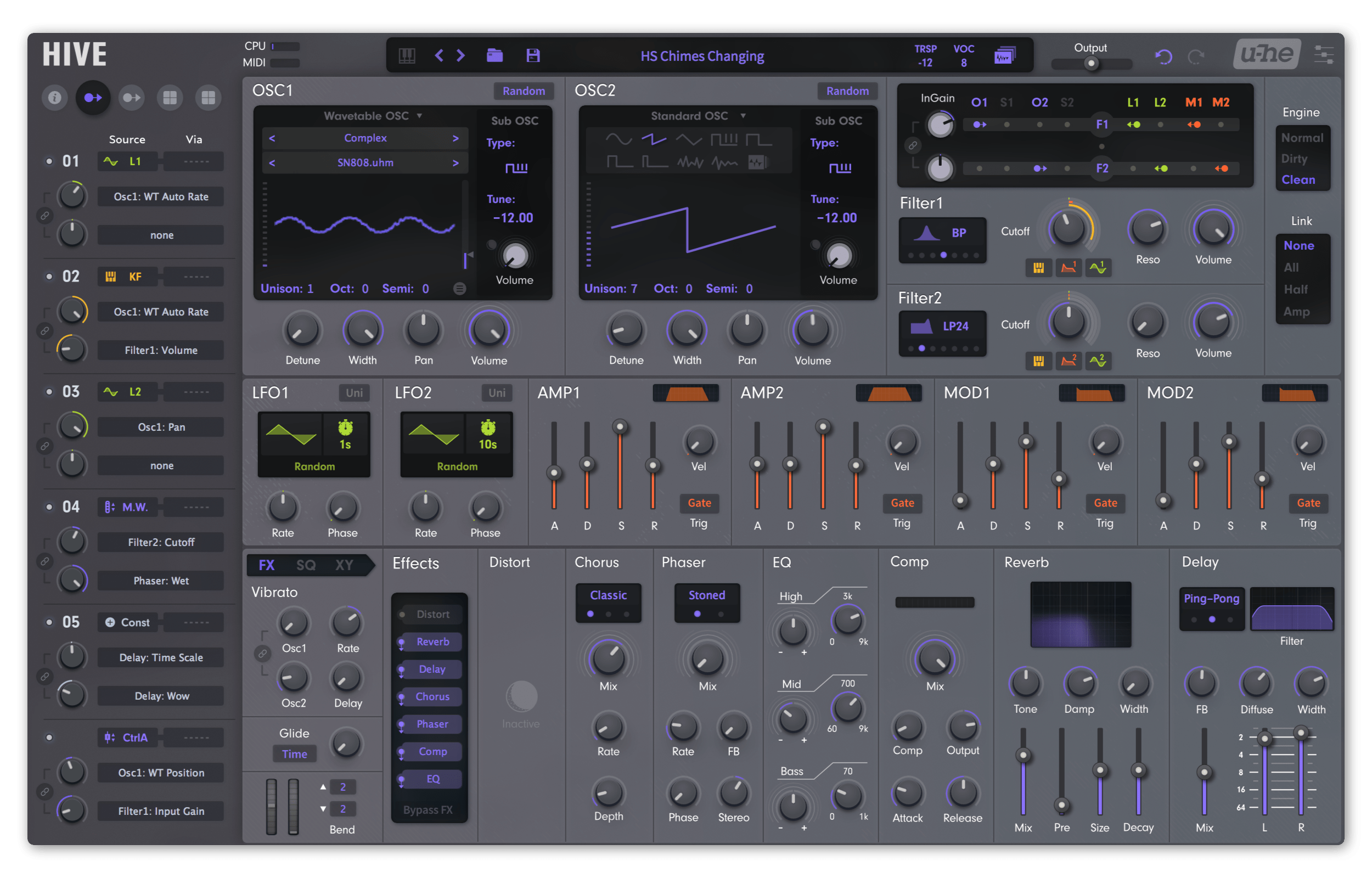 Tune type. Hive 2 VST. Эклипс плагины. Wavetable игра. Chorus плагин.